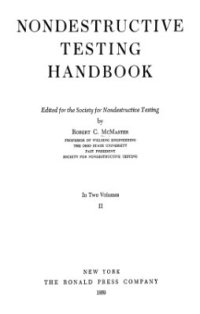 cover of the book Nondestructive Testing Handbook, Vol. 2