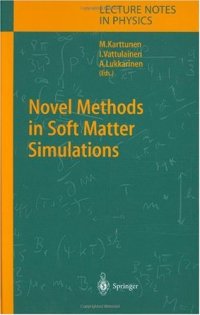 cover of the book Novel Methods in Soft Matter Simulations