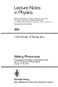 cover of the book Wetting Phenomena