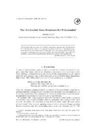 cover of the book Geobucket data structure for polynomials