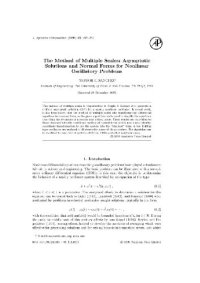 cover of the book Method of multiple scales and asymptotic solutions