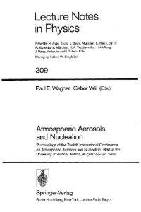 cover of the book Atmospheric Aerosols and Nucleation