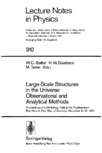 cover of the book Large-Scale Structures in the Universe Observational and Analytical Methods