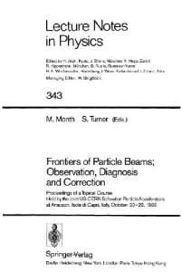 cover of the book Frontiers of Particle Beams: Observation, Diagnosis and Correction