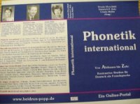 cover of the book Phonetik international: von Afrikaans bis Zulu; kontrastive Studien für Deutsch als Fremdsprache