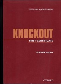 cover of the book Knockout first Certificate. Teacher's book