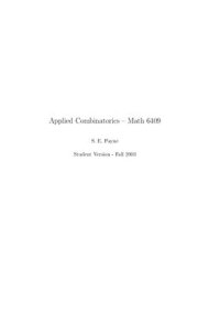 cover of the book Applied Combinatorics