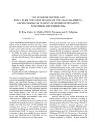 cover of the book The Bushehr Hinterland: Results of the First Season of the Iranian-British Archaeological Survey of Busherhr Province, November-December 2004