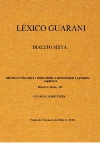 cover of the book Léxico Guarani, dialeto Mbyá