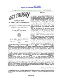 cover of the book Get Tough! How to win in hand-to-hand fighting. As taught to the british commandos and the U.S. armed forces