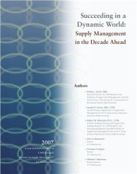 cover of the book Succeeding in a Dynamic World: Supply Management in the Decade Ahead