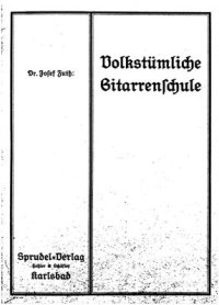 cover of the book Volkstümliche Gitarrenschule