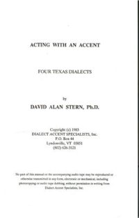 cover of the book Acting With An Accent: Texas