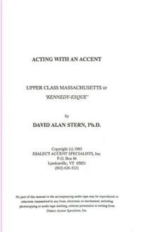 cover of the book Acting With An Accent: Upper Class New England