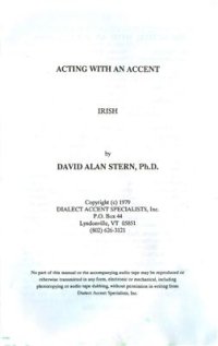 cover of the book Acting With An Accent: Irish