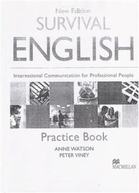 cover of the book Survival English - practice book