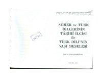 cover of the book Sumer ve turk dillerinin tarihi ilgisi ile turk dilinin yashi meselesi