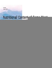 cover of the book Nutritional Content of Game Meat