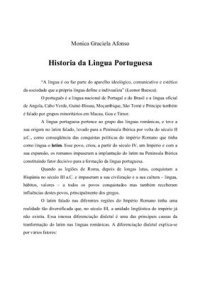 cover of the book Historia da Lingua Portuguesa