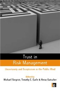 cover of the book Trust in Cooperative Risk Management: Uncertainty and Scepticism in the Public Mind