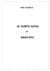 cover of the book 36 Kumite Gatas of Wado-ryu