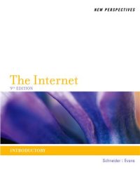 cover of the book New Perspectives on the Internet: Introductory