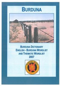 cover of the book Burduna Dictionary, English - Burduna Finderlist and Thematic Wordlists