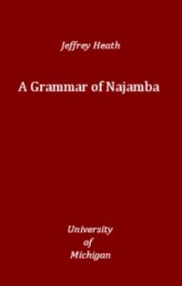 cover of the book A Grammar of Najamba Dogon