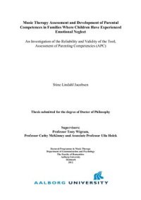 cover of the book Music therapy assessment and development of parental competences in families where children have experienced emotional neglect