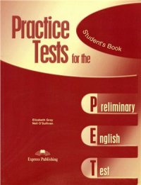 cover of the book Practice Tests for the PET. Student's Book