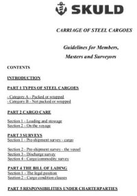 cover of the book Carriage of Steel Cargoes