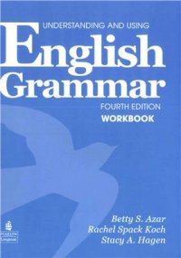 cover of the book Understanding and using English Grammar. Workbook