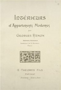cover of the book Intérieurs d'appartements modernes