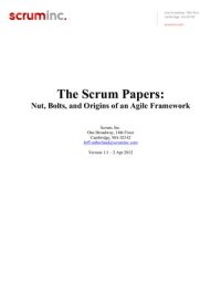 cover of the book The Scrum Papers: Nut, Bolts, and Origins of an Agile Framework