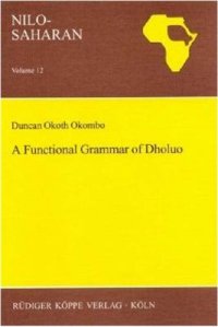 cover of the book A Functional Grammar of Dholuo