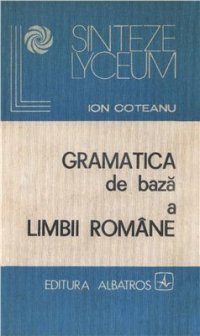 cover of the book Gramatica de bază a limbii române