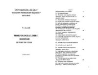 cover of the book Morfologia limbii romane