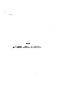 cover of the book Della moneta antica di Genova / Древние монеты Генуи