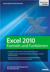 cover of the book Excel 2010 Formeln und Funktionen: Das ultimative Nachschlagewerk für alle Excel-Profis