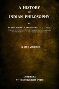 cover of the book A History of Indian Philosophy. Vols. 1-5