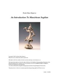 cover of the book An Introduction to Manichean Sogdian