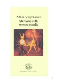 cover of the book Memoria sulle scienze occulte 