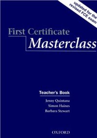 cover of the book First Certificate Masterclass Teacher's Book