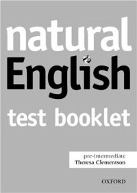 cover of the book Natural English Pre-Intermediate test booklet