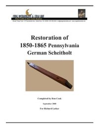 cover of the book Restoration of 1850-1865 Pennsylvania German Scheitholt