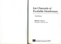 cover of the book Ion Channels of Excitable Membranes