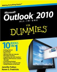 cover of the book Microsoft Outlook 2010 All-in-One For Dummies