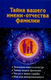 cover of the book Тайна вашего имени, отчества, фамилии