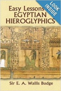 cover of the book Egyptian Language: Easy Lessons in Egyptian Hieroglyphics