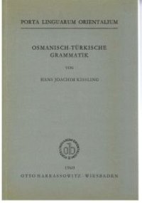 cover of the book Osmanisch-türkische Grammatik